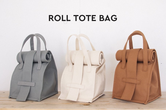 ROLL TOTE BAG（オールキナリ） 5枚目の画像