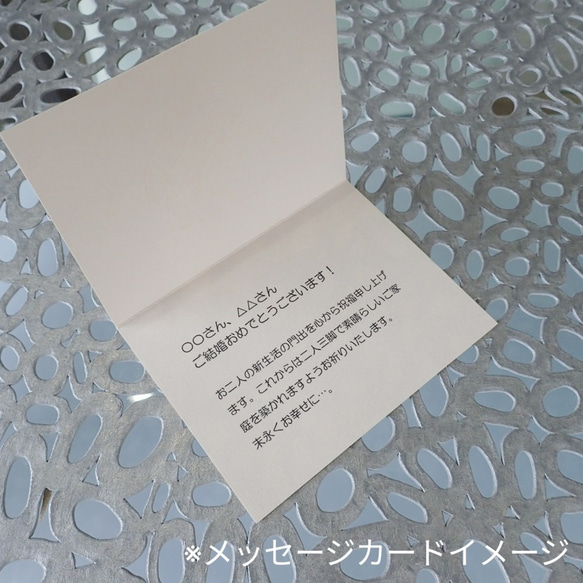 プリザーブドフラワー  バイオレットローズとグリーンの壁掛け 9枚目の画像