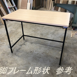 【かすみん様専用】 コンソールテーブル　ウォールナット　アイアン　シンプル　無垢材　高級感 2枚目の画像