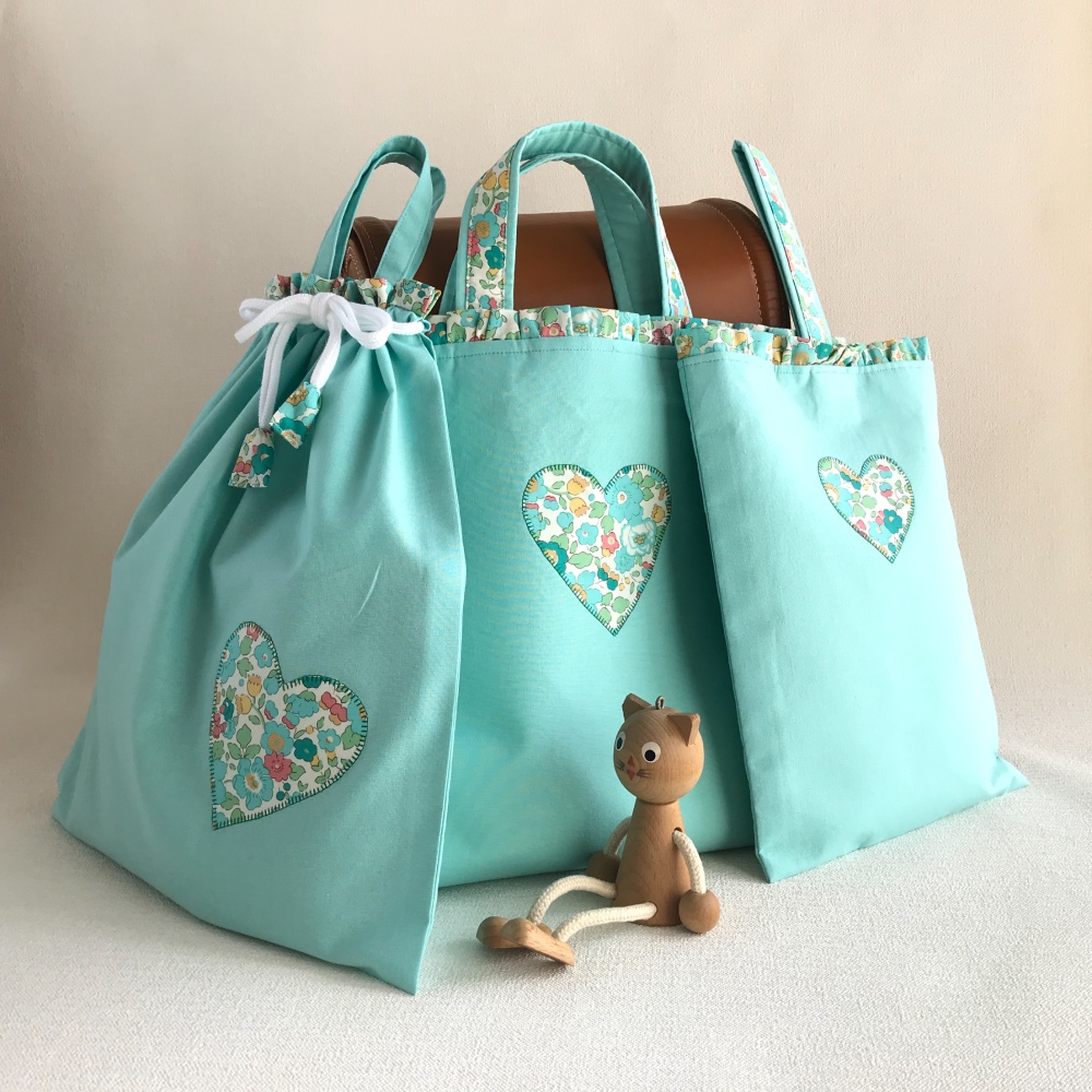 nyanchan23　レッスンバッグ　上履き袋　リバティプリント使用