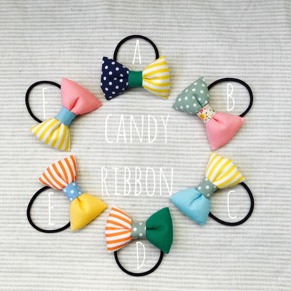 candy ribbon hairgum 【tipeA.B.C】4点購入ページ 2枚目の画像