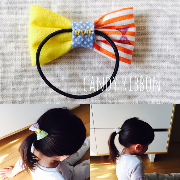 candy ribbon hairgum (tipeB)【送料込み】 3枚目の画像