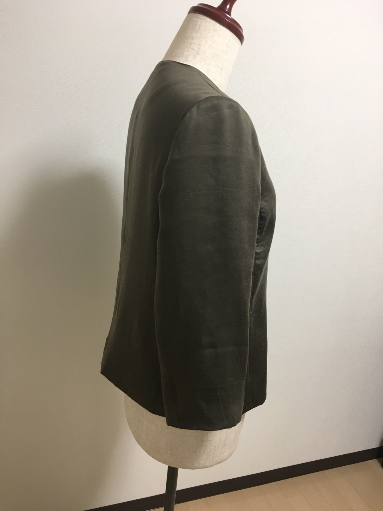 《入園・入学・通勤》8分袖 ラウンドカラージャケット