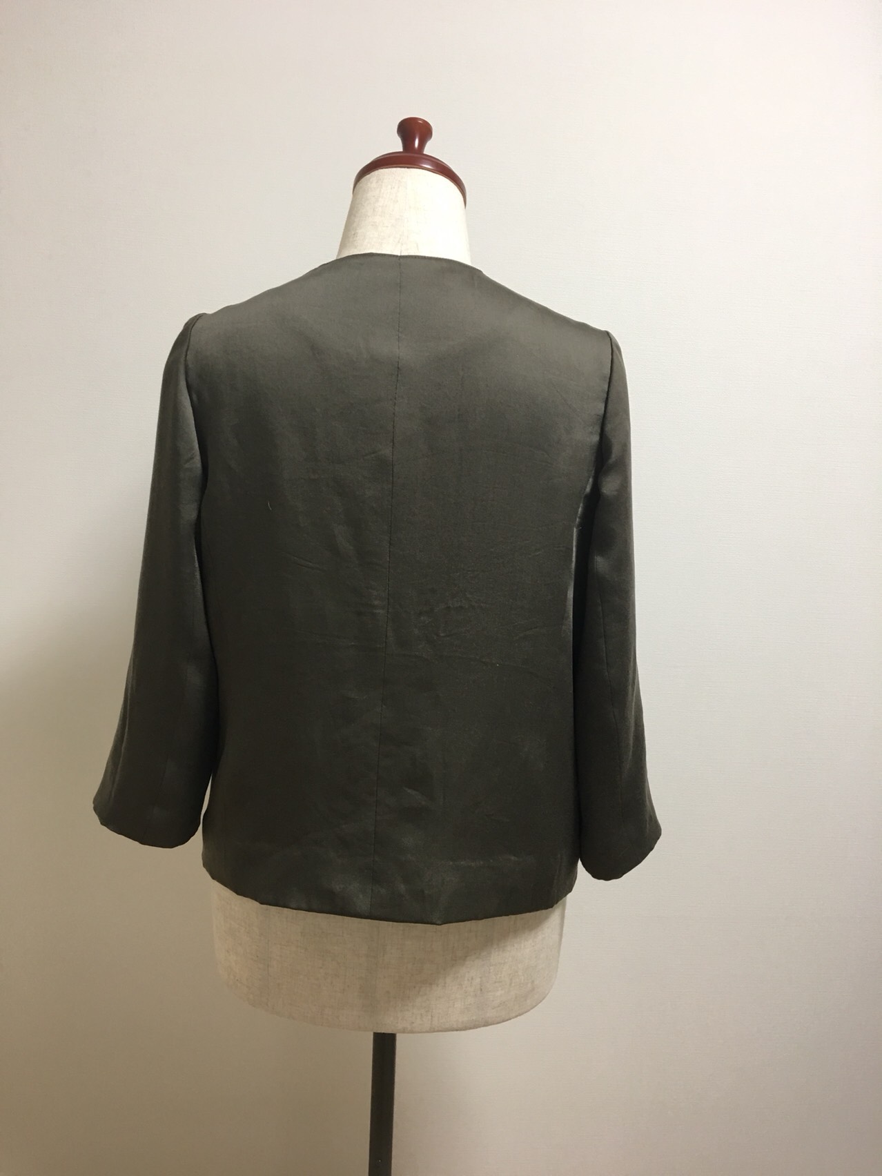 《入園・入学・通勤》8分袖 ラウンドカラージャケット