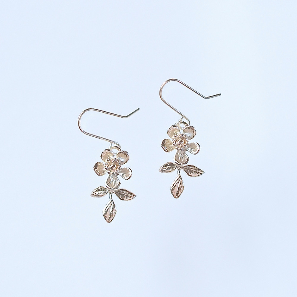 ブラックベリーゆらピアス/SV