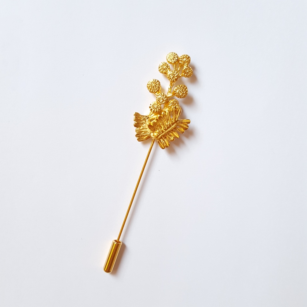 ミモザブローチ（mz-br-g）