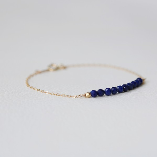 最終セール！ハイクラスラピスラズリ約17mmブレスレット！！ 最終