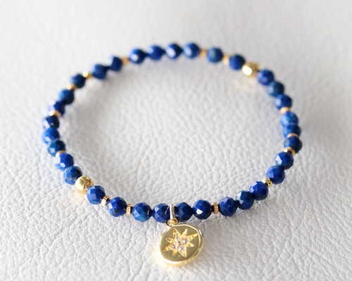 おしゃれ天然石ラピスラズリブレスレット ブレスレット c.S.c