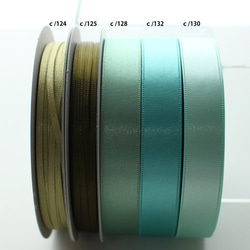 72/96/144mm / 30m 卷 [Nuance green] 雙面緞帶 日本製造 / 編號 6330-30m 卷 第3張的照片