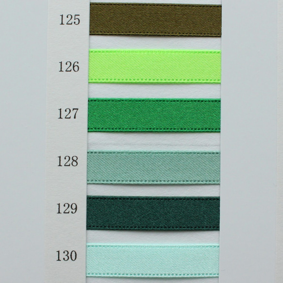 72/96/144mm / 30m 卷 [Nuance green] 雙面緞帶 日本製造 / 編號 6330-30m 卷 第6張的照片