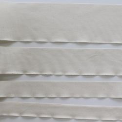 5m巻き【6サイズ】No,1101(200)オーガニックコットン　平テープ　平織りリボン/ｃ56/5ｍ巻き 8枚目の画像