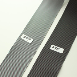 [3m ｃｕｔ / 38mm 寬度] 黑色/白色/灰色派★No、7100-38mm 寬度羅緞絲帶Petasham Made in 第4張的照片