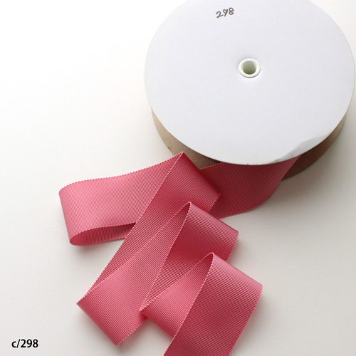 3mカット/38mm幅】ピンク系☆ No,7100-38mm幅 グログランリボン  