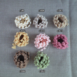 042 Beige [2m Units] 5mm Width Pompom Tape Made in Japan Petit B 第6張的照片