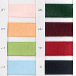 [6 寬度/32 色] MOKUBA 9000 羅緞緞帶/15m 捲 MOKUBA 緞帶 第5張的照片