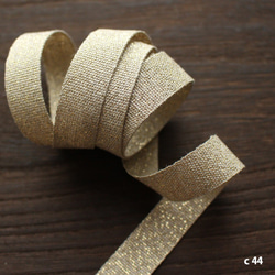 [15mm/2色] No,1190 Linen glitter Linen ribbon 第8張的照片