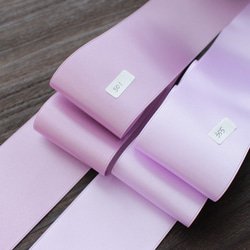 【#301ダスティパープル/3ｍ入】50mm幅　ウエディングサッシュベルト用　国産・両面サテンリボン/6200-50mm 5枚目の画像