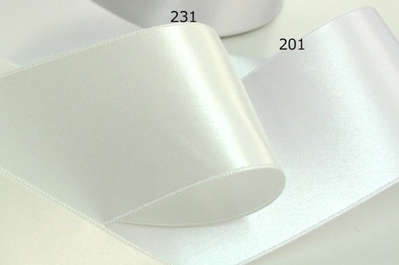 【#201白色/含3m】50mm寬婚帶腰帶國產雙面緞帶/6200-50mm 第2張的照片