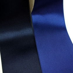 【#225ロイヤルブルー/3ｍ入】50mm幅　ウエディングサッシュベルト用　国産・両面サテンリボン/6200-50mm 8枚目の画像