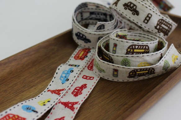 【約寬18mm/#001紅淺藍】No.4438歐洲錨紋Tyrolean tape Jacquard ribbon Woven r 第14張的照片