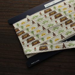 【約寬18mm/#002綠色】No,4438歐式錨紋蒂羅爾膠帶捷豹織帶織帶/日本製造 第3張的照片