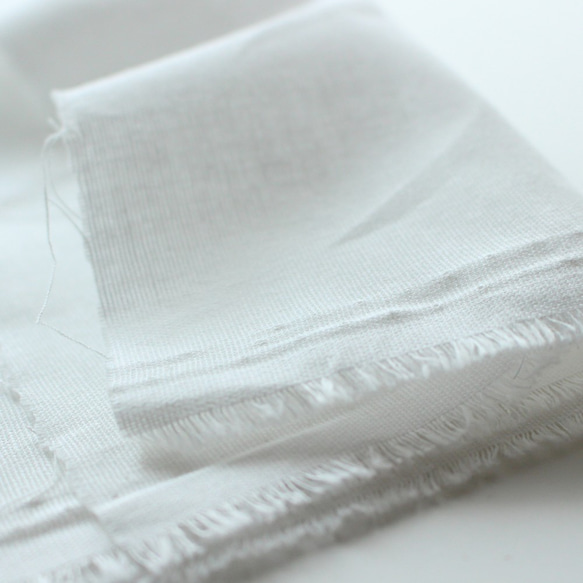 [114cm x 50cm]單紗佈單紗布日本製白色 第2張的照片