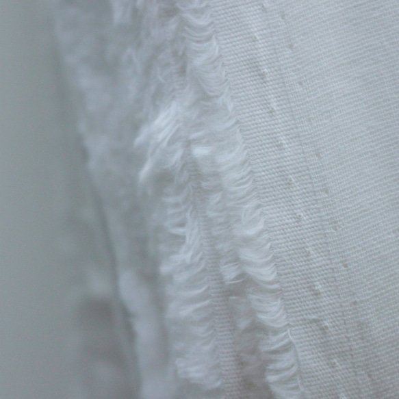 [148厘米x 20厘米] W紗布雙層紗布雙層紗布日本製造白色 第5張的照片