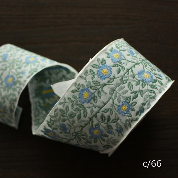 德國kafka公司[50cm單位]約寬60mm/Wild rose pattern Tyrolean tape Kafka ri 第1張的照片