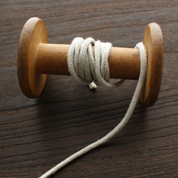 [2色/4mm寬] No，3047L Linen / Rayon cord Spindle 30m Winding 第5張的照片