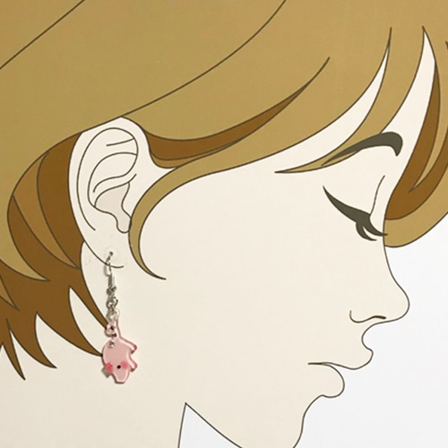 ぶらぶらブタさんピアス ピアス（フック・チェーン） hassy 通販