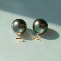 Black Pearl K18黒蝶パール ダイヤモンドピアス(NO.48087) – JEX