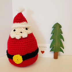 かぎ針編み　クリスマス　サンタクロース 1枚目の画像