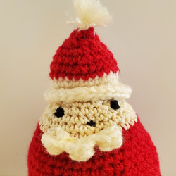 かぎ針編み　クリスマス　サンタクロース 6枚目の画像