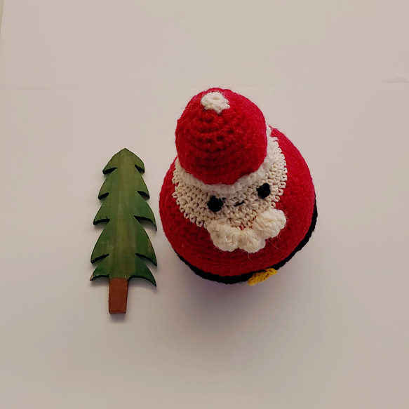 かぎ針編み　クリスマス　サンタさん 5枚目の画像