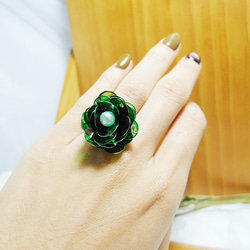 綠綠滴戒指花/非耳環系列 X Earth 第1張的照片