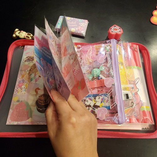 おすそ分けファイル バインダータイプお出かけセット ペン・筆記