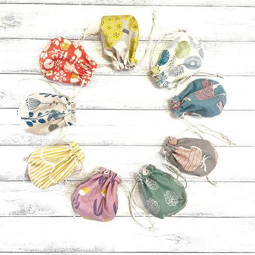 しじみ巾着・ミニ巾着ポーチ【第3弾】(販売26) 巾着袋 banamaru 通販