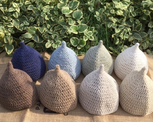 どんぐり帽子＊コットン・ニィート 帽子(ベビー・キッズ) handmade