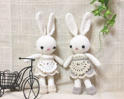 くみっきーさん専用　さくらんぼ柄　うさぎさん付き　ドールチャーム　ハンドメイド 0_ae2c2d5ddfe139617d61306f7097