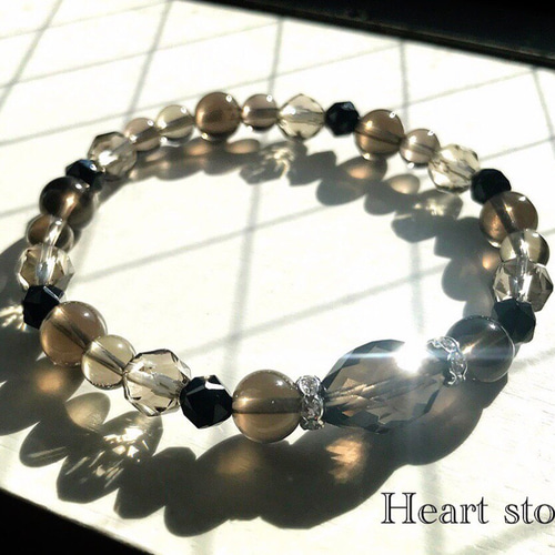 ☆最高級☆ オイルインクォーツ スモーキークォーツ ブレスレット