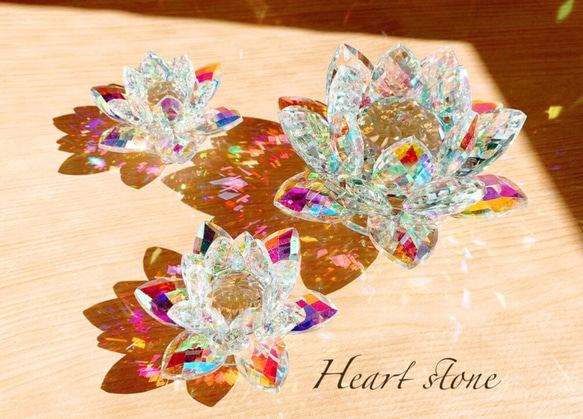 限定入荷!】虹色に輝くオーロラクリスタル✧︎蓮 -lotus-【L 限定入荷!】虹色に輝くオーロラクリスタル✧︎蓮 -lotus-【L
