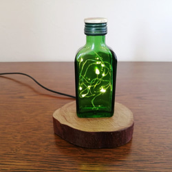 緑の小瓶のミニランプ 3枚目の画像