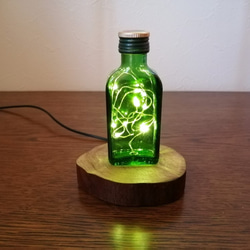 緑の小瓶のミニランプ 2枚目の画像