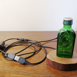 緑の小瓶のミニランプ 5枚目の画像