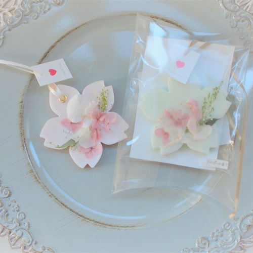 アロマ ワックス サシェ 用 シリコンモールド 置き型 サクラ桜