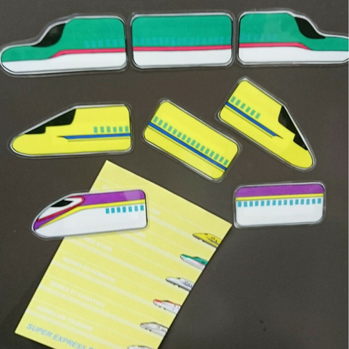 新幹線 マグネット ぴったりカード 絵合わせ 知育玩具 保育教材 トイレ