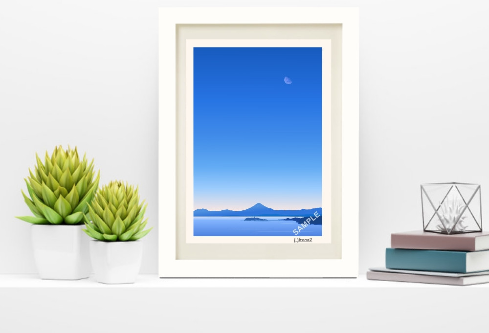 絵 富士山