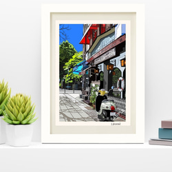 夕涼み（美人画・A2サイズ） 絵画 美しき艶めき 通販 4467136｜Creema