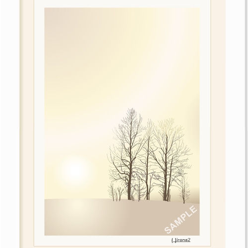 A4サイズ「美瑛の丘」 絵画 hiroma2 通販 7453928｜Creema(クリーマ)