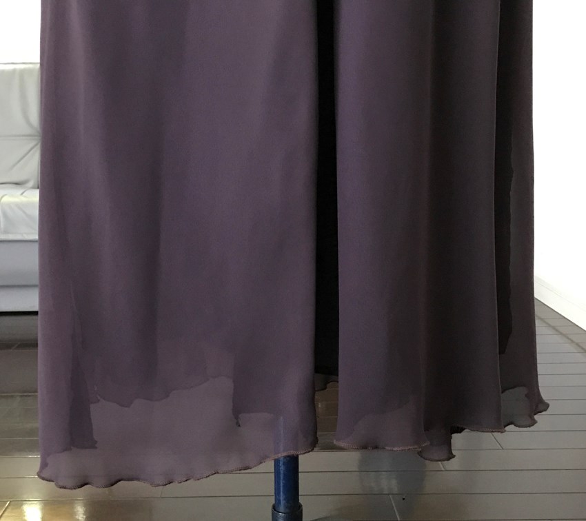 着物スリーブのワンピース